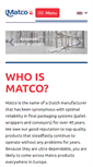 Mobile Screenshot of matco.nl